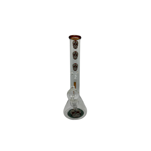 Bong de vidrio Pyrex Catrina - Imagen 3
