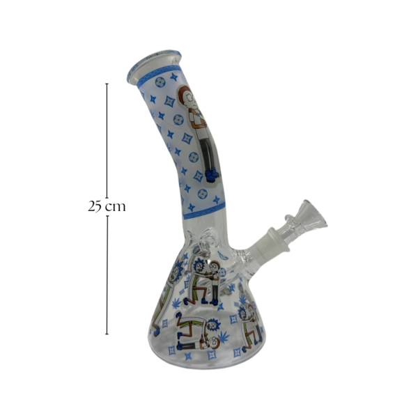 Bong de vidrio con temática de Rick and Morty - Imagen 2