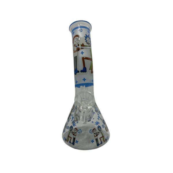 Bong de vidrio con temática de Rick and Morty - Imagen 3
