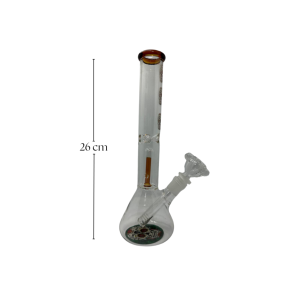 Bong de vidrio Pyrex Catrina - Imagen 2