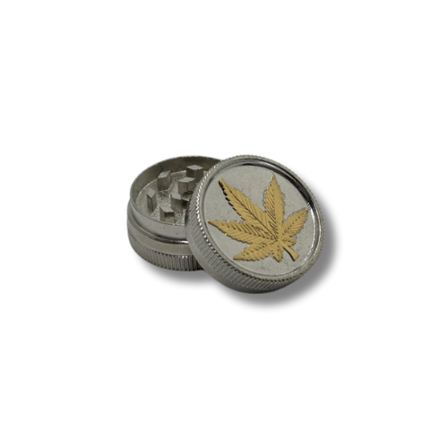 Mini Grinder Metálico Hoja Dorada – Marca D&K – 2 piezas - Imagen 5