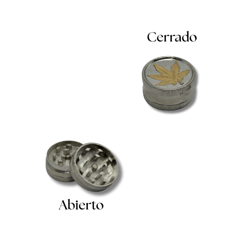 Mini Grinder Metálico Hoja Dorada – Marca D&K – 2 piezas - Imagen 8