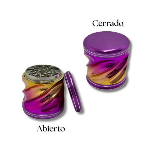 Grinder Metálico Premium – 3 Piezas – Multicolor - Imagen 5