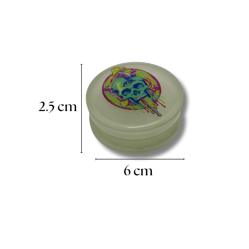 Grinder Acrílico 420 – 2 Piezas – Diseños Psicodélicos - Imagen 6