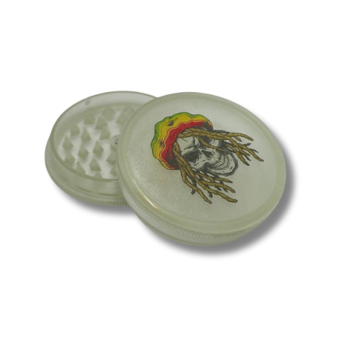 Grinder Acrílico 420 – 2 Piezas – Diseños Psicodélicos - Imagen 9