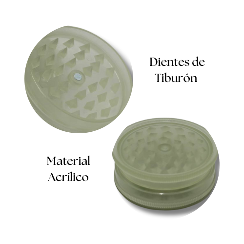 Grinder Acrílico 420 – 2 Piezas – Diseños Psicodélicos - Imagen 15