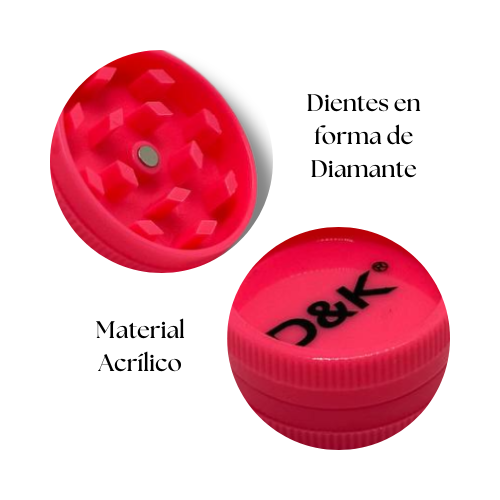 Mini Grinder de Plástico – Marca D&K – 2 Piezas - Imagen 11
