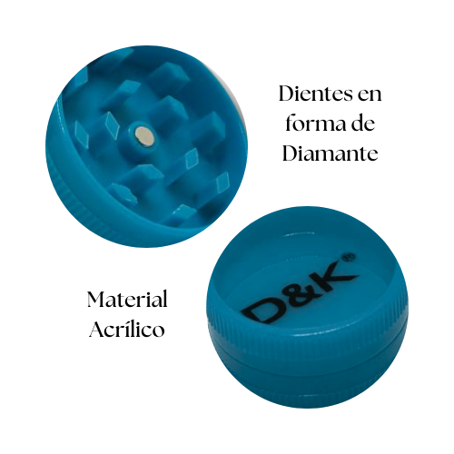 Mini Grinder de Plástico – Marca D&K – 2 Piezas - Imagen 19